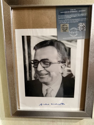 Foto autografata pugno da - foto,
