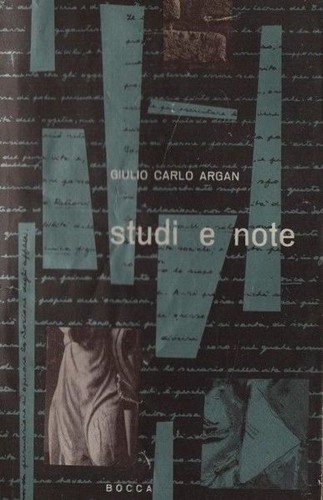 Giulio carlo argan studi e - carlo,