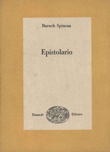 Epistolario baruch spinoza - -,