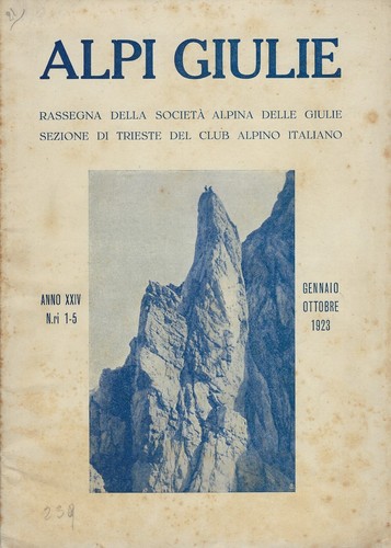 Alpi giulie rassegna della - "alpi,