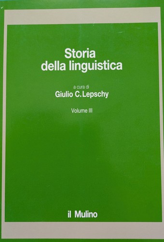 Lepschy giulio storia della - lepschy,
