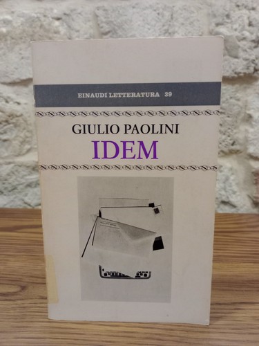 Giulio paolini idem - paolini-, idem-testo