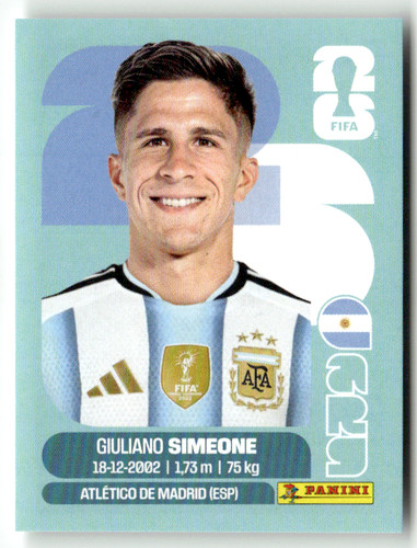 Adesivo panini 2026 mondiali - 2026,