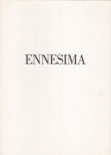 Giulio paolini ennesima - ennesima,